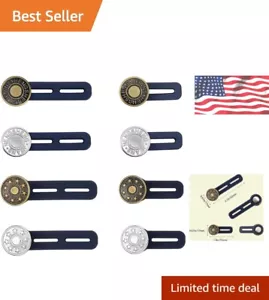 8 PCS Button Extenders for Jeans, Pants Button Extender, Waist Extenders for Pan - Picture 1 of 8