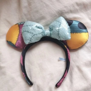 Tokyo Disney Resort Ears Headband Nightmare Before Christmas Sally Halloween - Picture 1 of 3