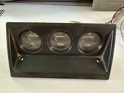 OEM 1989 1990 1991 Isuzu Trooper Dash Gauge Trio Set Oil Fuel Temp Gas Gauges - Изображение 1 из 4