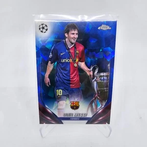 LIONEL MESSI 2023-24 Topps Chrome UEFA Sapphire CVS-3 Image Variation 🔥 - Picture 1 of 4
