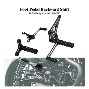 Rear Controls Foot Peg Levers Linkages For Harley Sportster Iron 883 1200 48 72 - Picture 1 of 17