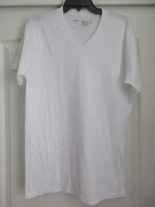 Nordstrom 2-Pack Supima Cotton Classic V-neck Men T-Shirt White S U110.G9 - Picture 1 of 5