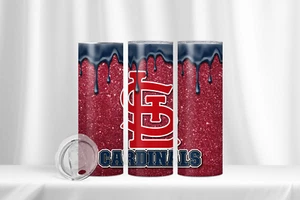St. Louis Cardinals 20oz Insulated Tumbler with box, lid and straw - Picture 1 of 3