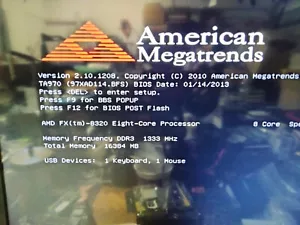 BIOSTAR TA970 MB W/16GB DDR3 1333MHz RAM/FX 8320 CPU/Zalman Cooler/IO Shield - Picture 1 of 16