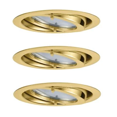 Paulmann Meuble Lampes Encastrées Set Robe Pivotant 3x20W 60VA 230/12V G4 70mm - - Photo 1/4