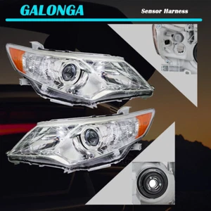 Juego de faros delanteros proyectores izquierdo y derecho para Toyota Camry 2012-2014 - Imagen 1 de 12