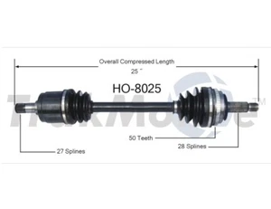 Front Passenger Right CV Axle Shaft SurTrack HO-8025 for Honda Accord 98-02 2.3L - Picture 1 of 1