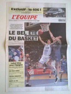 L'EQUIPE N°15.280 du 21/06/1995 - Début du championnat d'Europe basket/ La 406 ! - Picture 1 of 8