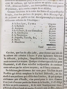 Statistique des Esclaves Antilles 1788 Salies de Béarn Protestant Orthez Basque - Photo 1 sur 14