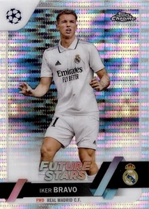 2022 Topps Chrome UCC 87 Iker Bravo Pulsar Refractor - Picture 1 of 2