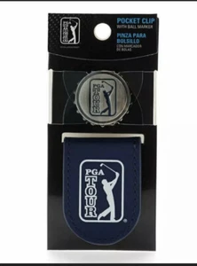 PGA Tour Pocket Clip with Ball Marker, Magnetic closure Peacoat (Navy Blue) - Picture 1 of 2