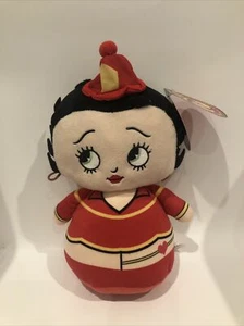 Betty Boop Fire Fighter Plush Stuffed Bean Bag KellyToy With Tag 10” W2E - Picture 1 of 3