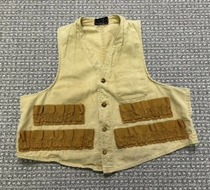 Vintage American Field Women Size S/XS Shotgun Shooting Hunting Vest Tan USA GC - Picture 1 of 12