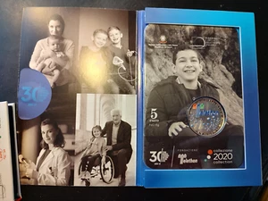 5 Euro Argento 30° anniv. FONDAZIONE TELETHON Fior di conio - Foto 1 di 1