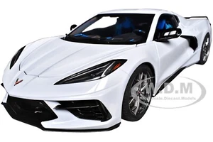 2020 CHEVROLET CORVETTE C8 STINGRAY CERAMIC GRAY 1/18 MODEL CAR BY AUTOART 71284 - Picture 1 of 12