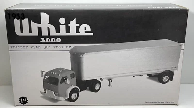 First Gear - 1953 White 3000 Tractor Trailer - Greyvan Lines - #19-2645 - Image 1 of 4