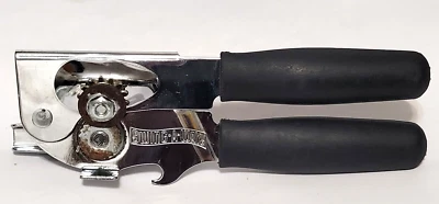 Vintage Swing Away Can Opener Bottle Opener Blue Grips Manual 7" USA - Image 1 of 4