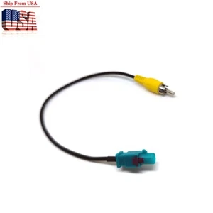 Male Fakra RCA Reverse Camera Retention Cable backup Adaptor For Mercedes Comand - Picture 1 of 7