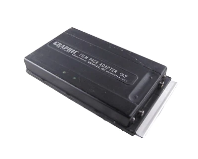 Graflex Graphic Film Pack Adapter 1232 2 1/4 x 3 1/4 w/ Dark Slide FREE USA SHIP - Image 1 of 4