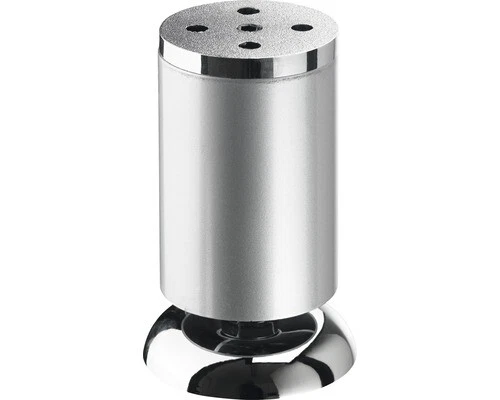 Möbelfuss Salinio Ø 50 x 100 mm matt chrom - Bild 1 von 1