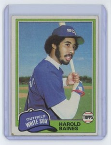 1981 Topps Harold Baines Chicago White Sox #347
