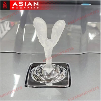 REJILLA DE CRISTAL EMBLEMA ESPÍRITU DE ROLLOS DE ÉXTASIS ROYCE GHOST CULLINAN WRAITH DAWN Foto 1 de 4