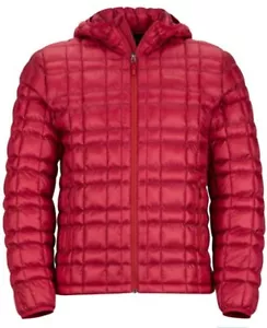 NWOT Marmot Men’s Featherless Hoody Full Zip Insulated Puffer Red size XXL - Picture 1 of 13