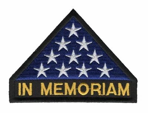 In Memoriam EE. UU. Parche bandera - Imagen 1 de 6