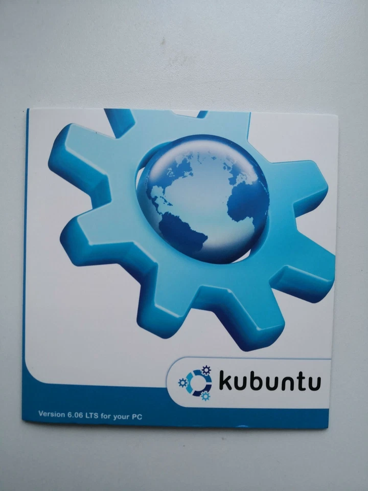 Original Kubuntu 6.06 LTS PC Linux Install CD - Image 1 of 1