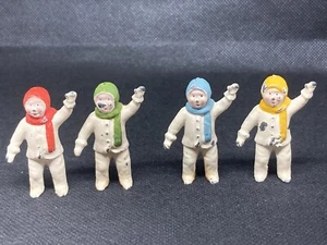 4 Weihnachten Neuheit Schnee Baby stehend winkend von Britains (N yel 46) - Bild 1 von 10
