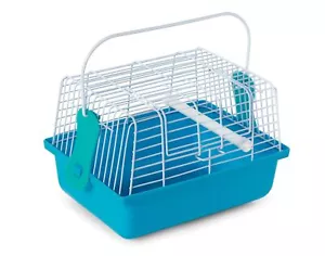 Prevue Pet Products Travel Cage for Birds Small Animals Blue 9"x5.6"x6.1" SP1304 - Picture 1 of 5