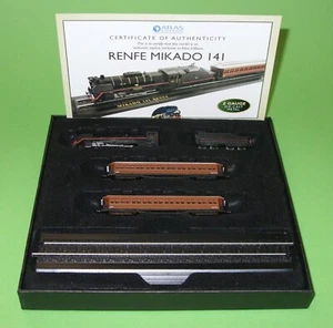 Atlas Editions Minitrains / Renfe Mikado 141 Train Set / 1-220 Scale Z Gauge - Picture 1 of 6