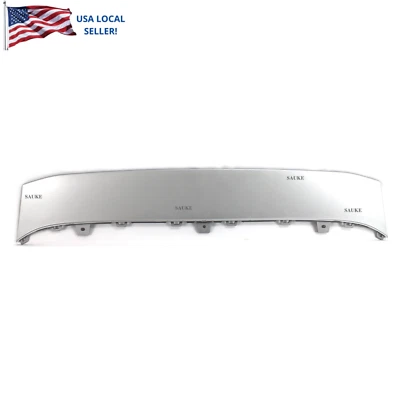 for 2016- 2018 Audi A6 S-line S6 front bumper cover lower spoiler molding silver Foto 1 de 4