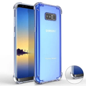 Samsung Galaxy Note 8 - Clear Soft TPU Cover Case - Picture 1 of 5