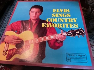 ELVIS PRESLEY SINGS COUNTRY FAVORITES, 1984 VINYL RECORD, NEAR MINT - Picture 1 of 2