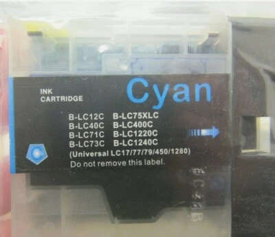  Cartuchos de tinta de 3 colores para impresoras Brother MFC LC17/77/79 450/1280 Foto 1 de 3