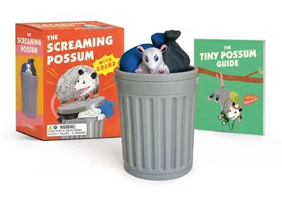 The Screaming Possum Figurine w/ Sound & Illustrated Possum Mini-Book NEW SEALED - Image 1 of 3