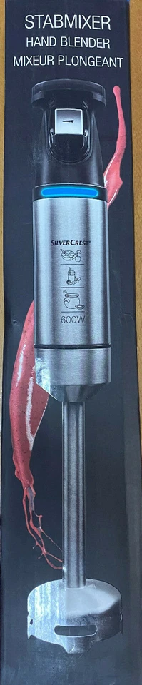 Silvercrest Stabmixer SSML 600 A1 Smart-Speed Schalter 600 Watt - Bild 1 von 1