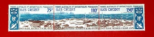 {F.S.A.T./ SCOTT #C35A/ MINT LH Striscia di tre/ VF-XF/ CV $37,00/epictronic/JC} - Foto 1 di 2