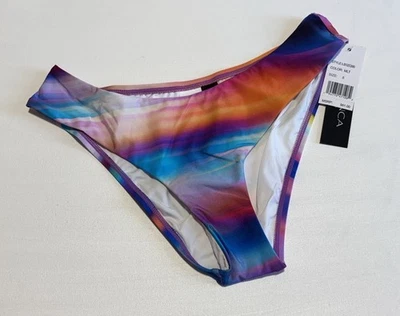 New La Blanca Sunset Scoop Front Bikini Swimsuit Bottom Size: 8 - Image 1 of 4