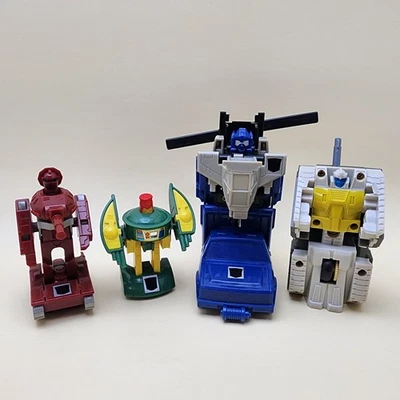 TRANSFORMERS G1 (1985) Lot of 5 COSMOS WARPATH GUZZLE BATTLETRAP - Image 1 of 4
