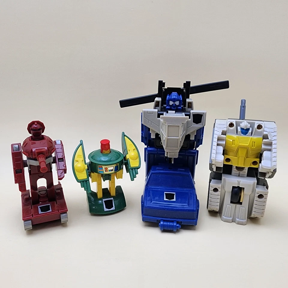 TRANSFORMERS G1 (1985) Lot of 5 COSMOS WARPATH GUZZLE BATTLETRAP - Image 1 of 4