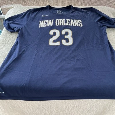 Nike NBA Davis Orleans Adulto Hombre XXL Camiseta Azul Nike Camiseta Foto 1 de 4