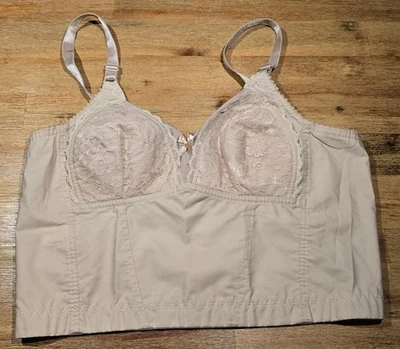 RARITÄT: SWEETY Comfort LONG-BH ohne Bügel, Gr. 80 B, haut, NEU * VINTAGE - Bild 1 von 4