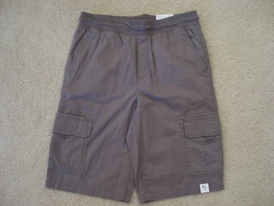 NUEVO CON ETIQUETAS Sonoma Niños Jóvenes XL 18/20 Pull-on 6 Bolsillos Carga Pantalones Cortos Golpes en la Rodilla Gris Foto 1 de 4