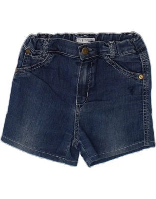 TRUSSARDI BABY Baby Boys Denim Shorts 18-24 Months W20  Navy Blue Cotton KX08 - Image 1 of 4