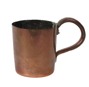 ROYAL NAVY GROG MEASURE- Rum Cup 1 Quart Early Victorian Sailor Military Antique - Picture 1 of 8