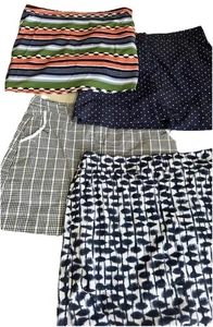 Lot of 4 Ladies Golf Skorts Izod 10 Classic Preppy Athleisure Sporty Comfort - Picture 1 of 24