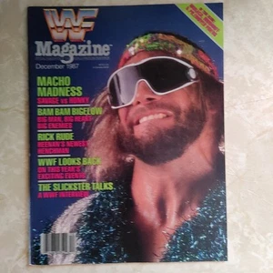 Vintage WWF Magazine December 1987 Macho Man Randy Savage Macho Madness WWE Mint - Picture 1 of 5
