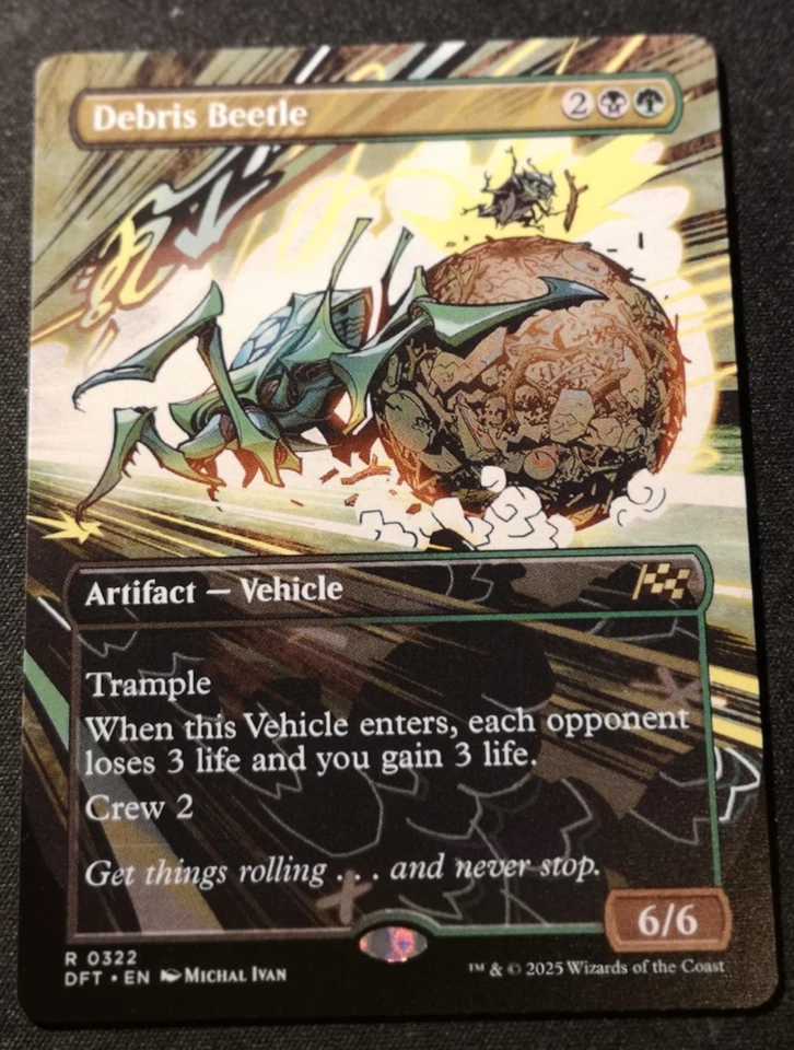 Debris Beetle - Borderless - DFT - MTG - NM - EN - 0322 - Image 1 of 1